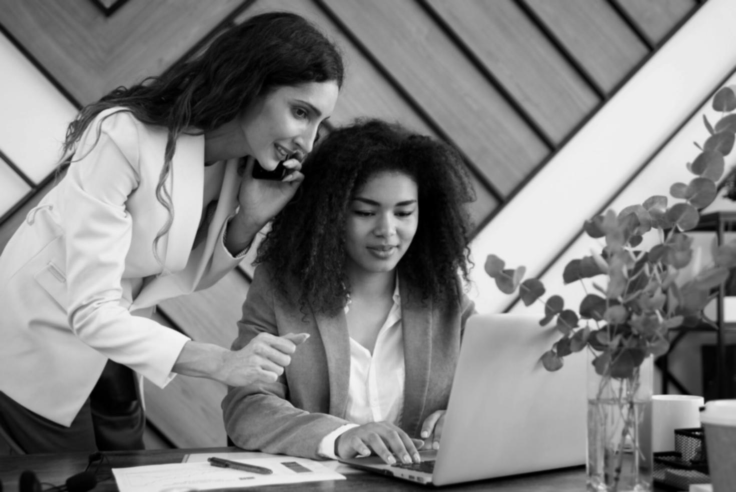 Financial planning session with charts and business growth metrics